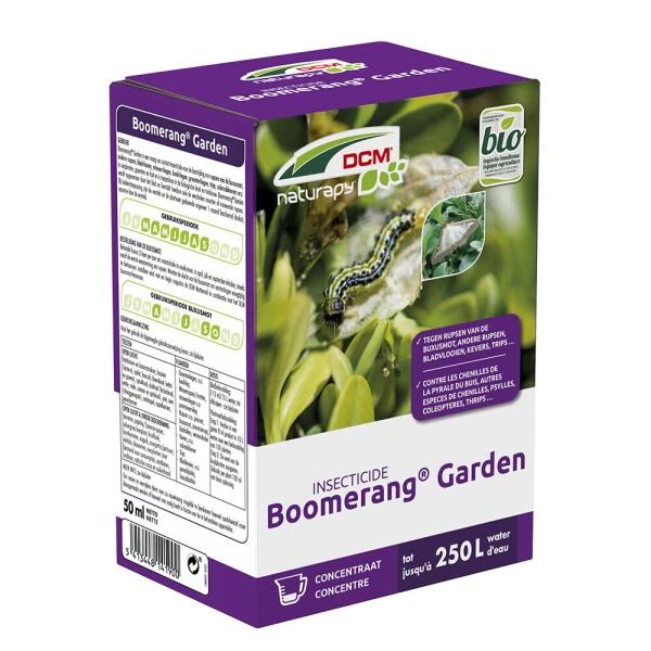 Boomerang Garden Insecticide Tegen Buxusmotrupsen - DCM 50 Ml 2 Boomerang Garden Insecticide Tegen Buxusmotrupsen - DCM 50 Ml