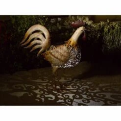 Haan Met Verlichting Op Zonne-energie 6 Haan Met Verlichting Op Zonne-energie -Tuindecoratie Winkel haan in metaal solar 1484061551 3 600