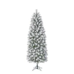 Kunststof Kerstboom Chandler Slim Frosted Black Box - 215 Cm -Tuindecoratie Winkel kunststof kerstboom slim frosted 215 cm 1662381900 4 600