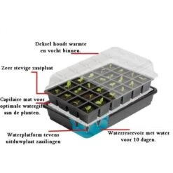 Kweekset Met Autobewatering - 24 Cellen -Tuindecoratie Winkel kweekset 24 cellen autobewatering 1490204350 1 600
