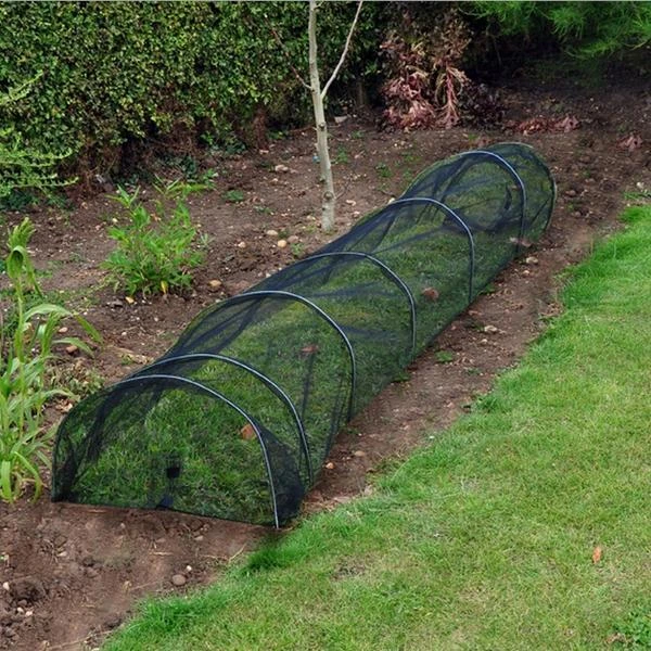 Kweektunnel Met Zwart Gaasnet - 45 × 45 × 300 Cm 4 Kweektunnel Met Zwart Gaasnet - 45 × 45 × 300 Cm - Afbeelding 2