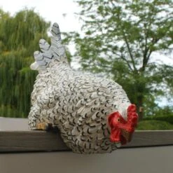 Nieuwsgierige Kip Tuinbeeld 10 Nieuwsgierige Kip Tuinbeeld -Tuindecoratie Winkel nieuwsgierige tafelkip 1568377840 5 600