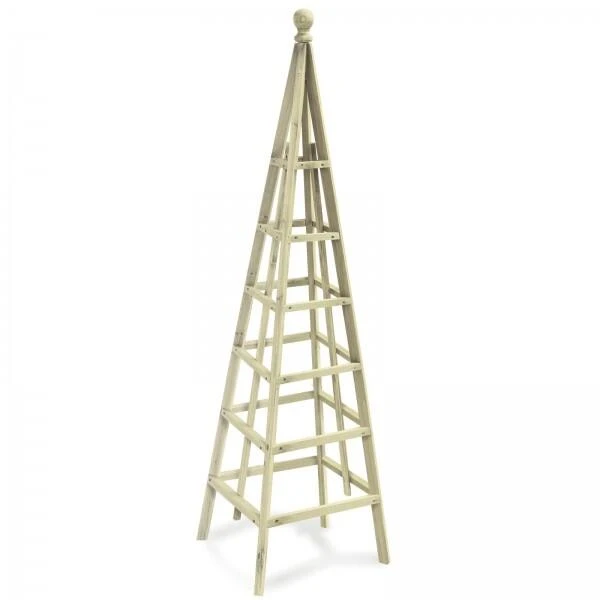 Obelisk In Hout - 190 Cm 4 Obelisk In Hout - 190 Cm - Afbeelding 2