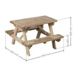 Picknickbank Auréa NATUREL - Ca. 90 × 89 × 56,5 Cm 6 Picknickbank Auréa NATUREL - Ca. 90 × 89 × 56,5 Cm -Tuindecoratie Winkel picknickbank aura naturel 1669188281 4 600