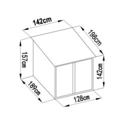 Sinolily Niki A Fietsenberging - Voor 2 Fietsen 11 Sinolily Niki A Fietsenberging - Voor 2 Fietsen -Tuindecoratie Winkel sinolily fietsenberging 2 fietsen 1675952882 1 600