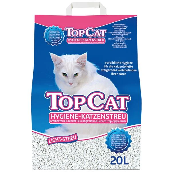 TOPCAT Kattenzand Hygiëne Light 20L 3 TOPCAT Kattenzand Hygiëne Light 20L